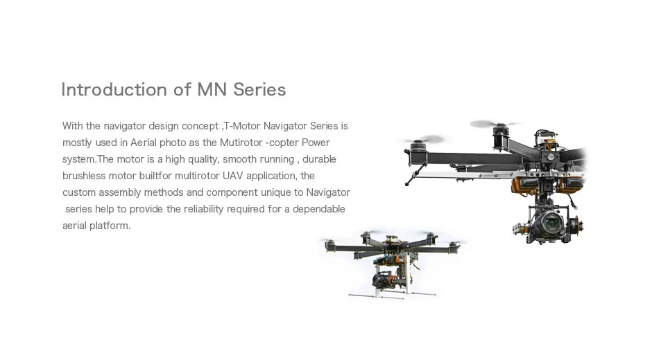 T-motor MN2212 KV780 KV920 Brushless Motor - High quality outrunner Tiger motor for UAV rc drones quadcopters electric motor 8 T-motor, the motor is high quality, smooth running durable brushless motor built for multirotor UAV