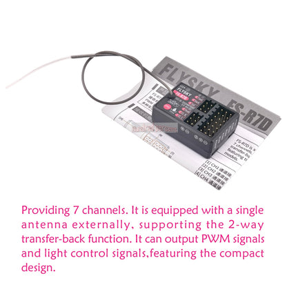 FLYSKY FS-R7 can output PWM signals and light control signals 