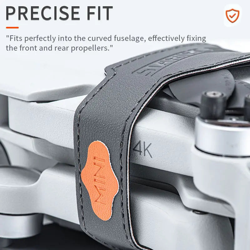 STARTRC Propeller Holder Strap keeps propellers secure and stable on DJI Mini 4K/Mini 2/2 SE drones.