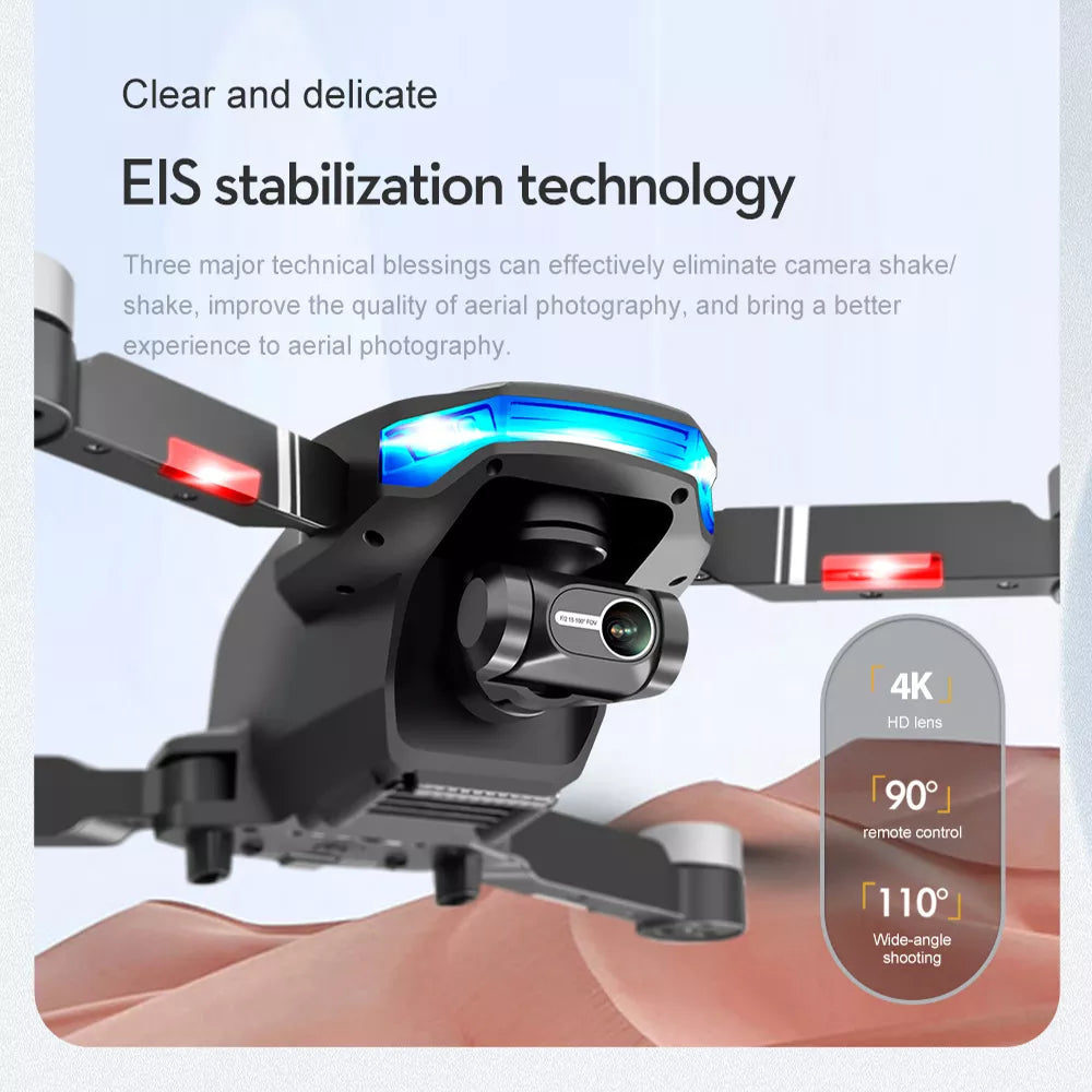 LSRC S7S Drone, EIS stabilization technology can effectively eliminate camera shakel shake . wide-angle shooting bring