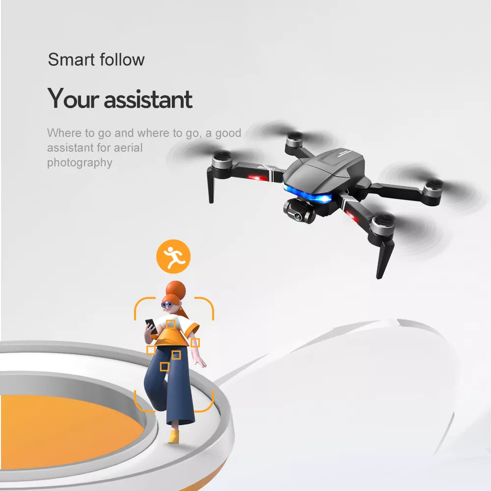 LSRC S7S Drone 5G WIFI 3-axis Real 4K HD Wide Angle Camera Drone Professional Camera Drone 15 LSRC S7S Drone, Smart follow Your assistant Where t0 go and where 0 go,a good assistant for