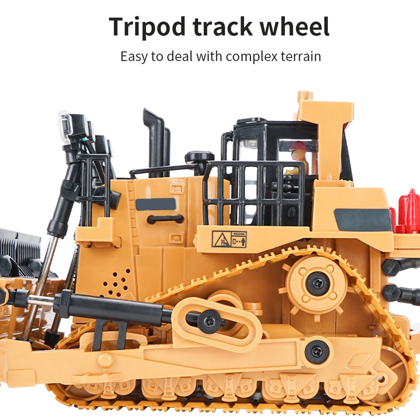Tripod track wheel Easy to deal with complex terrain 2