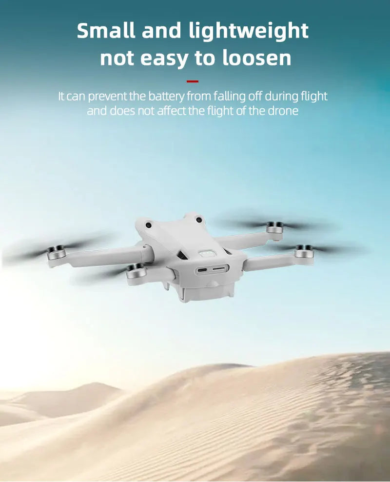 Battery Holder for DJI Mini 3 Pro - Drone Battery Buckle Anti-loose Fixer Anti-slip Clip Holder for DJI Mavic Mini 3 Pro Battery Protective Guard 12 Battery Holder for DJI Mini 3 Pro, small and lightweight not easy to loosen It can prevent the battery from falling off during flight