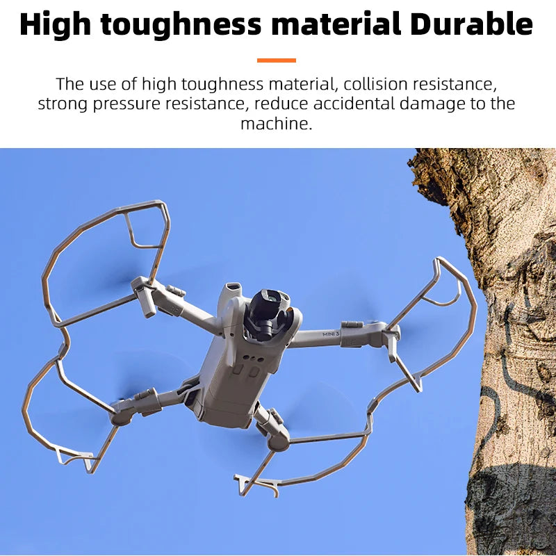 Drone Propeller Guard for DJI Mini 3 /MINI 3 Pro, Drone Propeller, high toughness material, collision resistance, strong pressure resistance, reduce accidental damage to the machine 