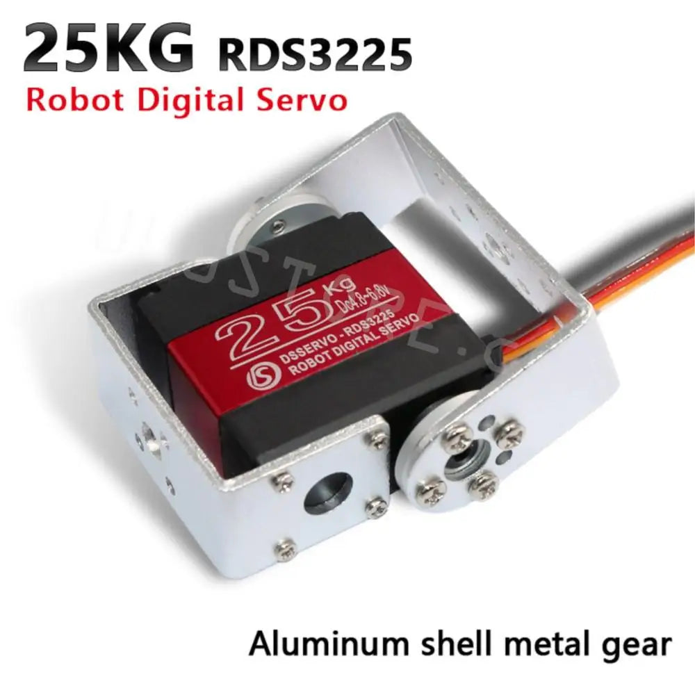 2PCS DSServo, 25KG RDS3225 Robot Digital Servo Yo Aluminum shell metal gear Dc48