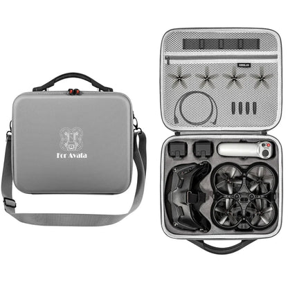 STARTRC Portable Storage Case for DJI Avata, PU Waterproof Carrying Case with Strap, Fits Goggles V2/Goggles 2 & Accessories