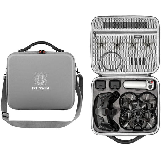 STARTRC Portable Storage Case for DJI Avata, PU Waterproof Carrying Case with Strap, Fits Goggles V2/Goggles 2 & Accessories