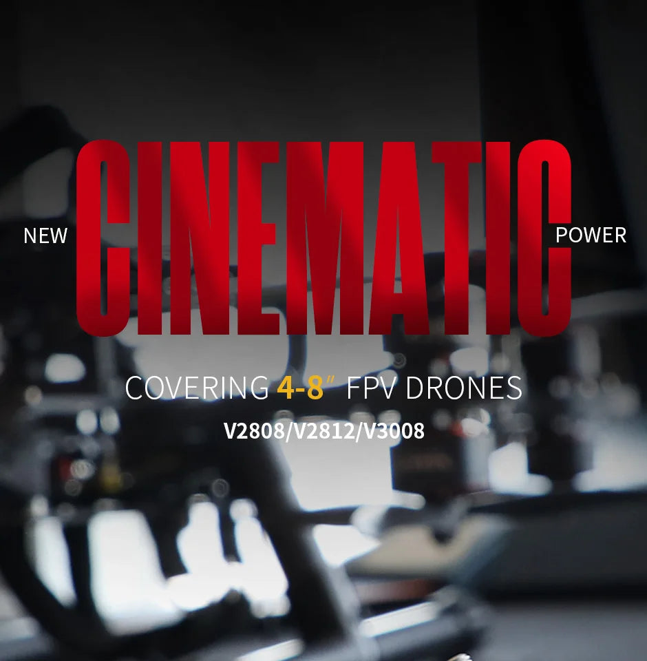 T-motor, MEMWIO COVERING 4-8 FPV DRONES V2808/1281