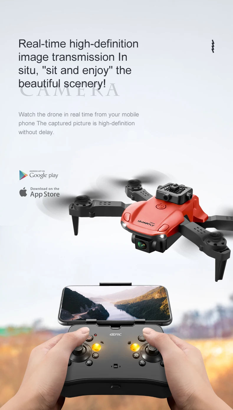 V26 Mini Drone - HD Camera WiFi Fpv Air Pressure Altitude Hold Professional Foldable Quadcopter 4K RC Dron Kid Boys of Toys GIft 31 V26 Mini Drone, chdrjidaor google play download on the
