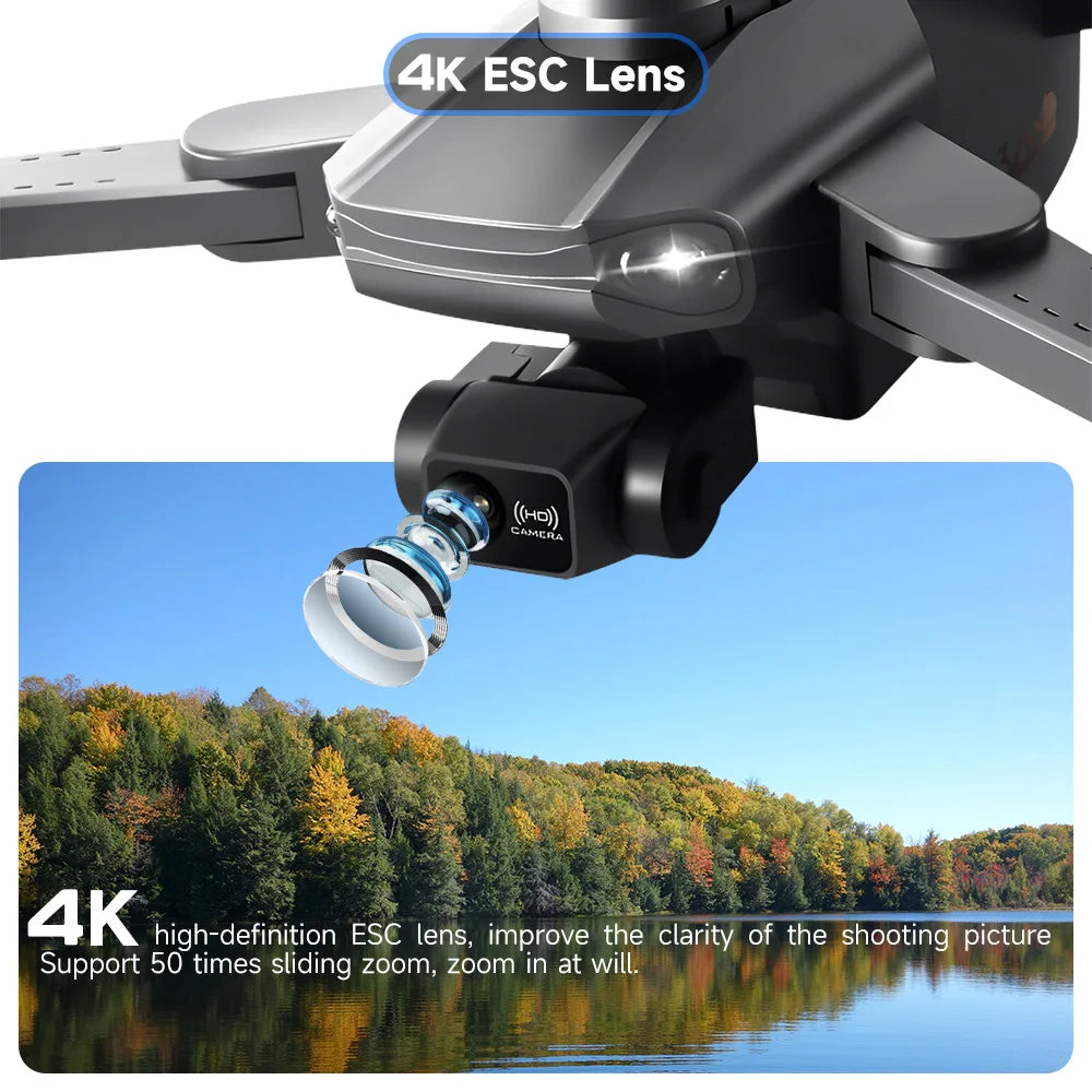 RG106 /RG106 Pro Drone, AK high-definition ESC lens, improve the clarity of the shooting picture 