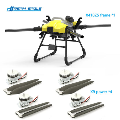 Dreameagle X410Z 4-Axis 10L Agricultural Spraying Drone Frame Kit