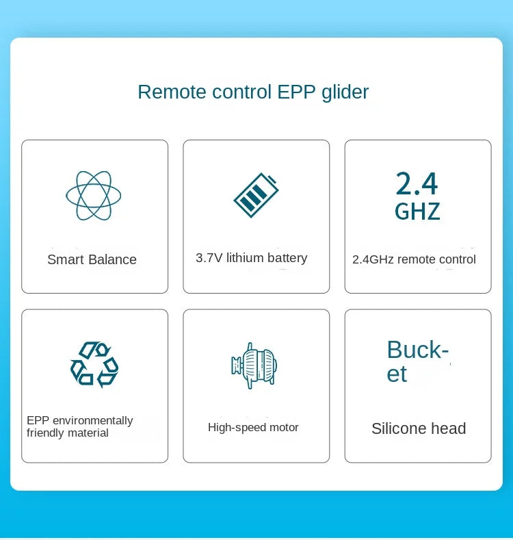 Mini J11 Remote Control Foam Airplane - Intelligent Balance Gyroscope Aircraft Waterproof RC Plane Toys for Children Boys 15 Mini J11 Remote Control Foam Airplane, EPP glider 2.4 GHZ Smart Balance 3.7V lithium battery 2.4GHz