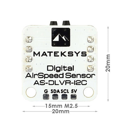 MATEK  AS-DLVR-I2C, MATEKSYS Digltal 1 Alrspeed Sensor AS-OLVR-IZC
