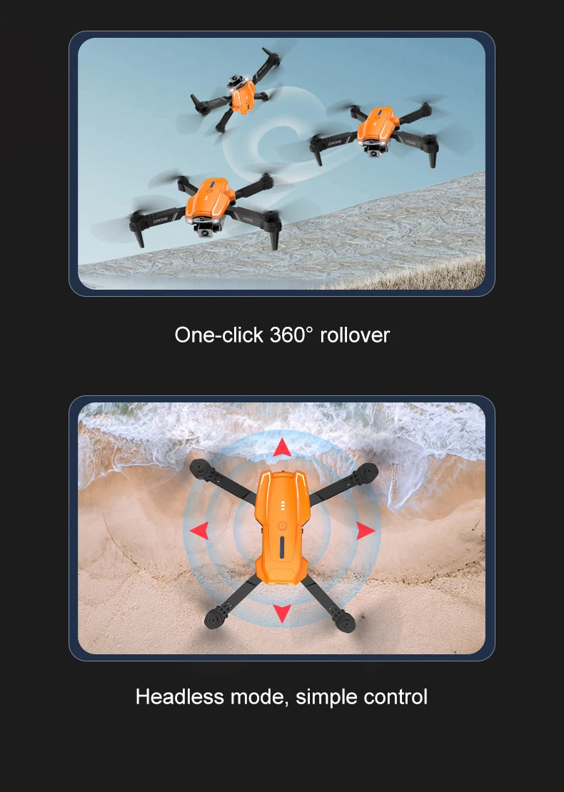 S2 Drone, one-click 3608 rollover headless mode, simple