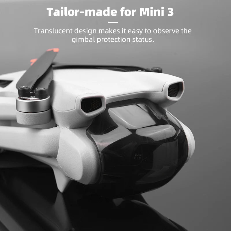Lens Cap Cover for DJI Mini 3 Drone, Tailor-made for Mini 3 Translucent design makes it easy to observe the g
