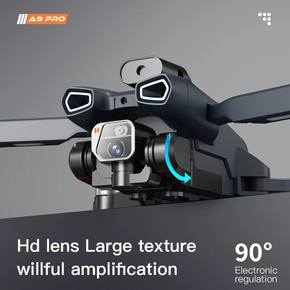 A9 PRO Drone - 2.4G WIFI FPV With 4K HD Camera 20min Flight Time Brushless Foldable ProfessionalRC Drone Quadcopter Toy 25 A9 PRO Drone, A9PRO K Hd lens Large texture 90o willful amplification Electronic