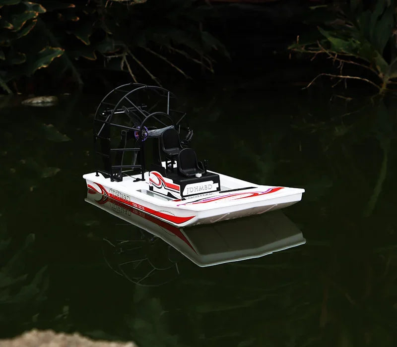JDHMBD Swamp Dawg RC Air Boat Kit 479.5×188.5×196mm, 2300KV Brushless, 2-Channel Ready, ARTR Foam-Filled Hull
