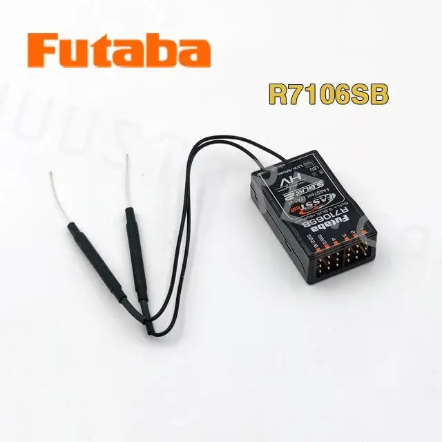 Futaba R7106SB, Wireless receiver with precision control, supporting up to 6 channels.