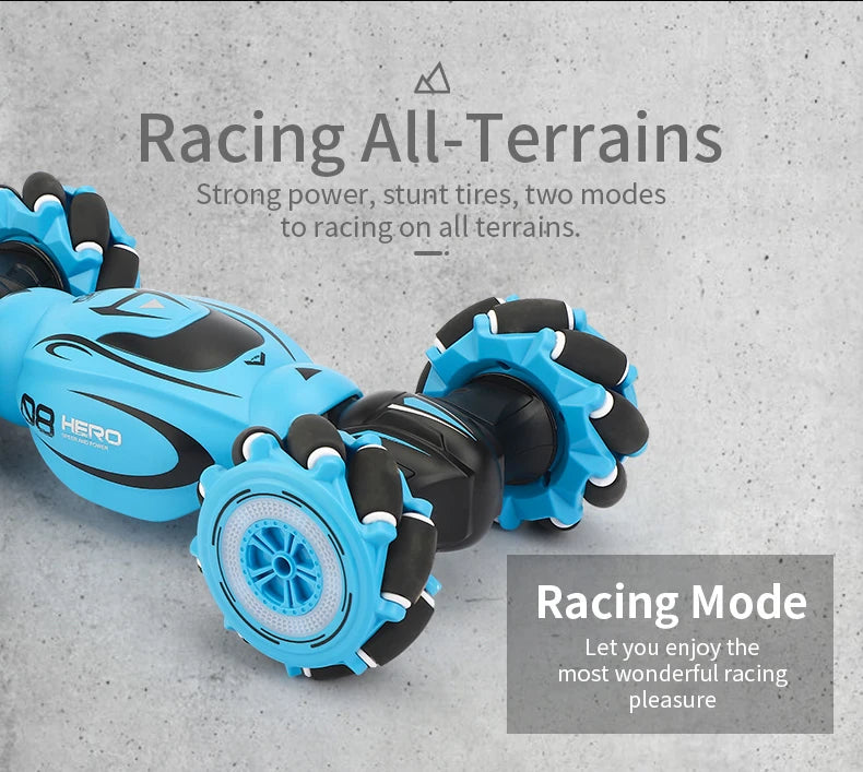 Racing All-Terrains Strong power; stunt tires; two modes to racing on all