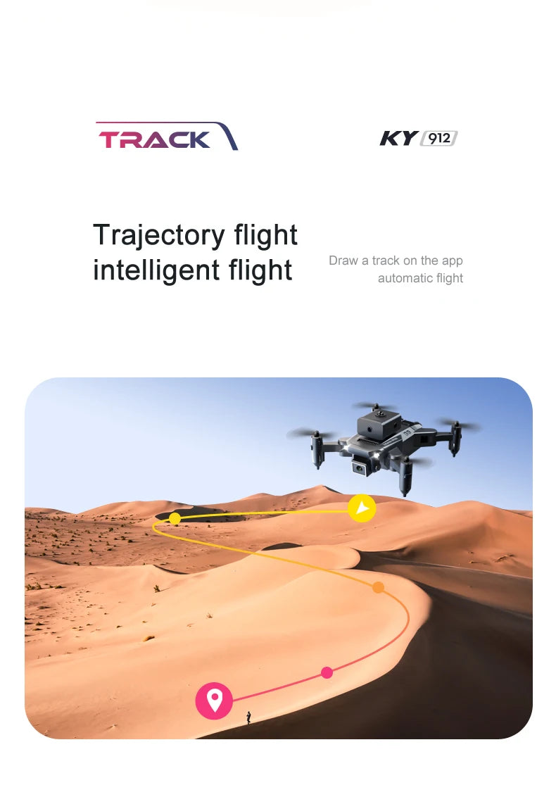 track ky 912 trajectory flight draw a track on the app