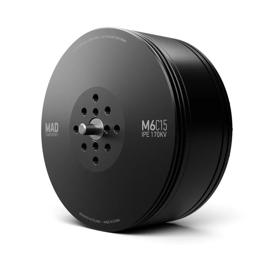 MAD M6C15 IPE V3 Drone Motor, Introducing the MAD M6C15 IPE V3 drone motor with KV170 and KV300 brushless options for extended flight times.