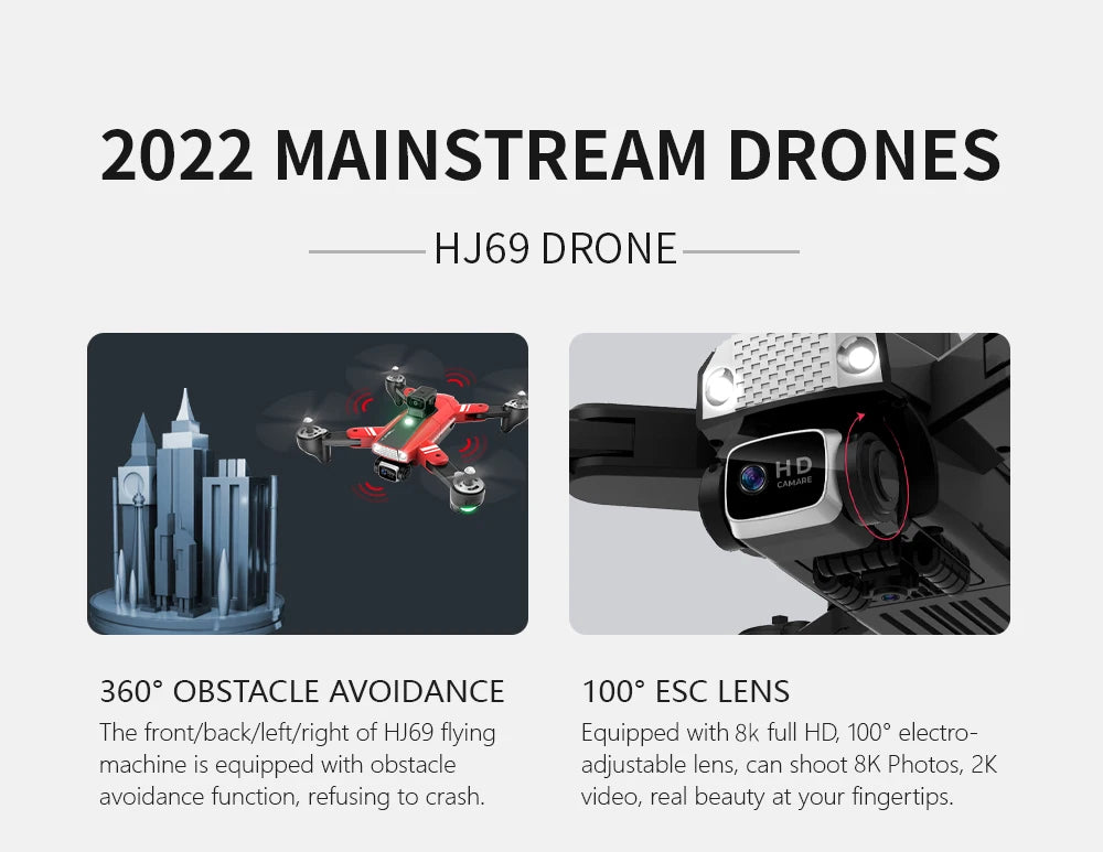 HJ69 Max Drone, 2022 mainstream drones hj69 drone hd 360