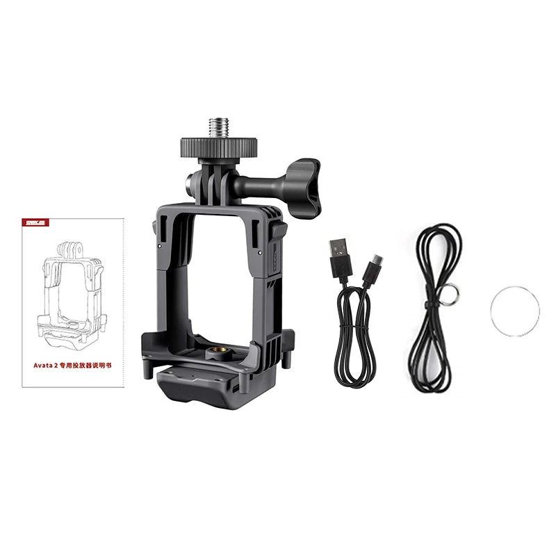 STARTRC Airdrop System for DJI Avata 2 – Top Extension Mount Holder, Type‑C Dropper, 400g Payload, ABS+PC, 55g