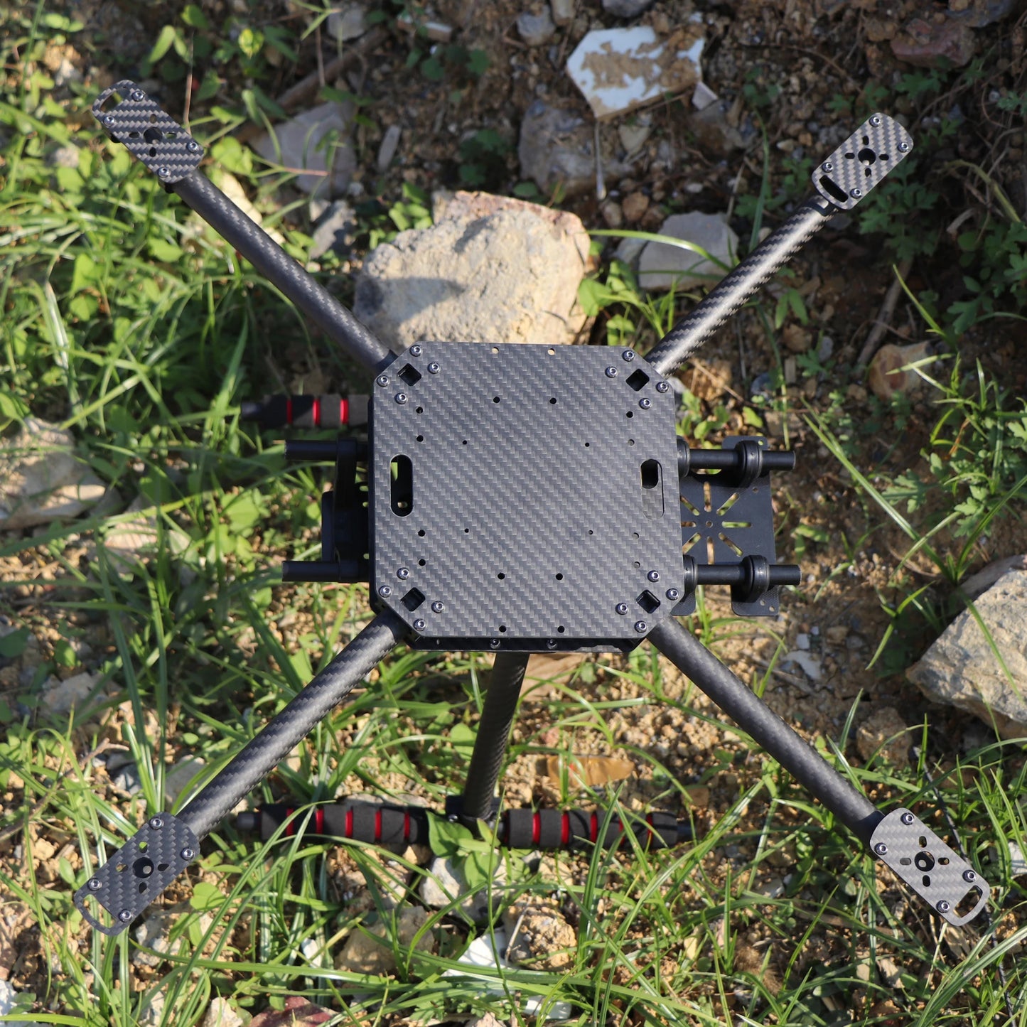 MARK4 V4 3K Carbon Fiber 15 Inch 594mm WheelBase FPV Frame Kit w Carbon Fiber Landing Gear Skid