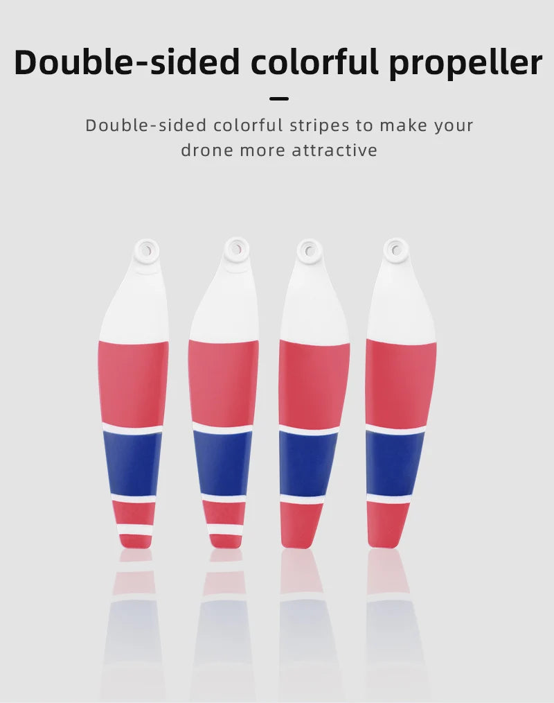 16PCS Replacement Propeller for DJI Mini 3 PRO Drone 6030Light Weight Props Blade Wing Fans Accessories Spare Parts Screw Kits 27 16PCS Replacement Propeller, Double-sided colorful propeller to make your drone more attractive.