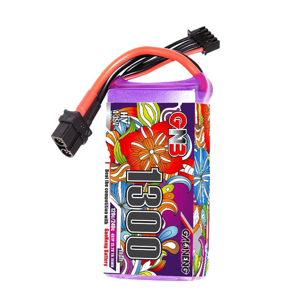 GNB 4S HV 15.2v 1300mAh 120c/240c Lipo Drone Battery