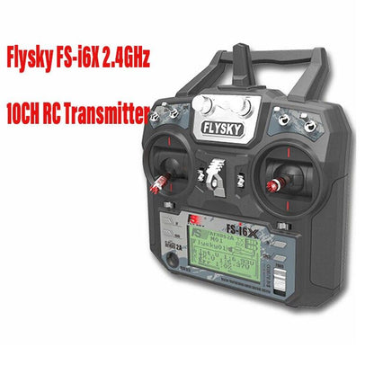 Flysky FS-i6X 2.4GHz 10CH RC Transmitter With i-BUS IA6B IA10B X6B Receiver For RC Heli Quadcopter Airplane - RCDrone