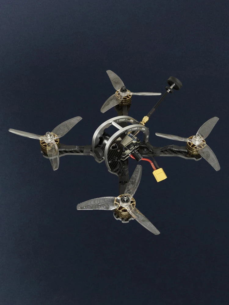 TCMMRC Dome 215 - 5-Inch FPV Racing Drone Kit with 3-6s Gold Brushless Motor Professional Quadcopter Radio Remote Control Toys 10 TCMMRC Dome 215, FPV Capable Features : auto return features : Integrated camera dimensions :