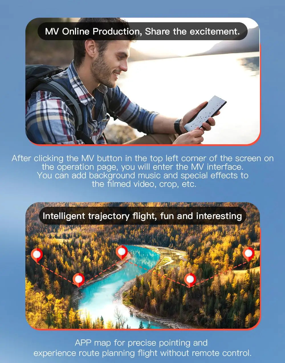 KF617 Pro Mini Drone, mv is an online video production service . you can add