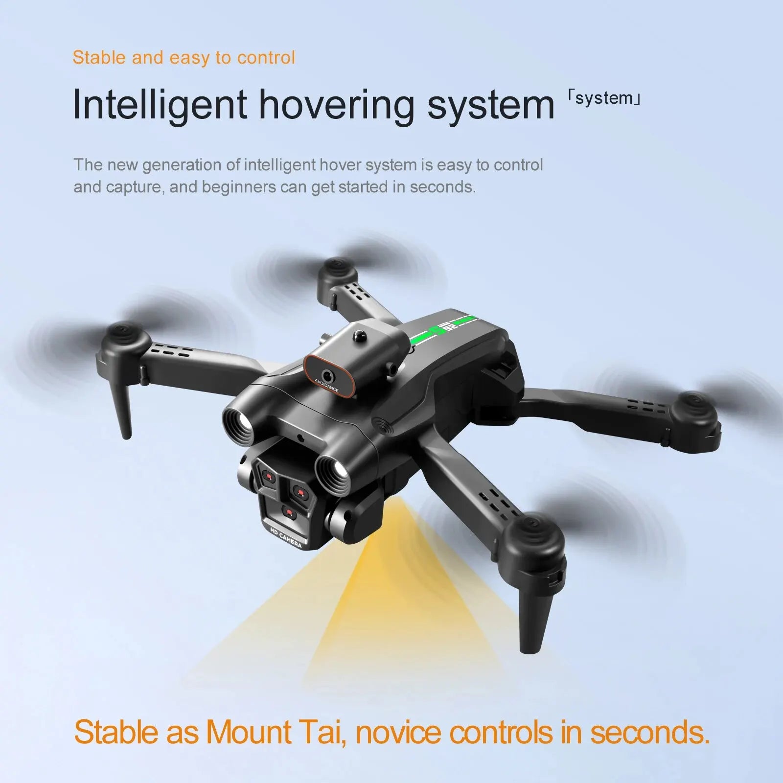 S92 Drone, intelligent hovering system tsystemj is easy to control and capture