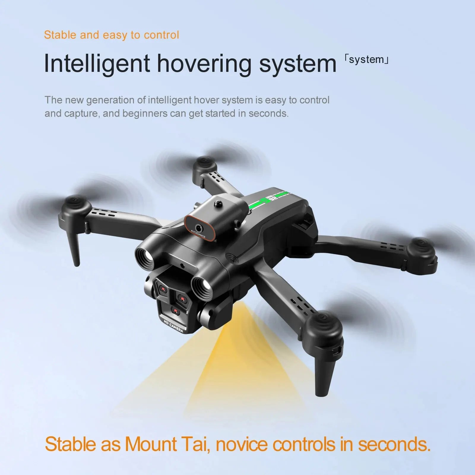 S92 Drone - HD 4K Camera Drone with High Grip, Foldable, Mini RC, WiFi, Aerial Photography, Four-wheel Vehicle, Toys, Helicopter Camera 23 S92 Drone, intelligent hovering system tsystemj is easy to control and capture