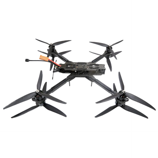 Pushi X8 10 Inch FPV Drone - 7KG Long Range Large Load Traversing Aircraft HD Map Transmission FPV Model Drone