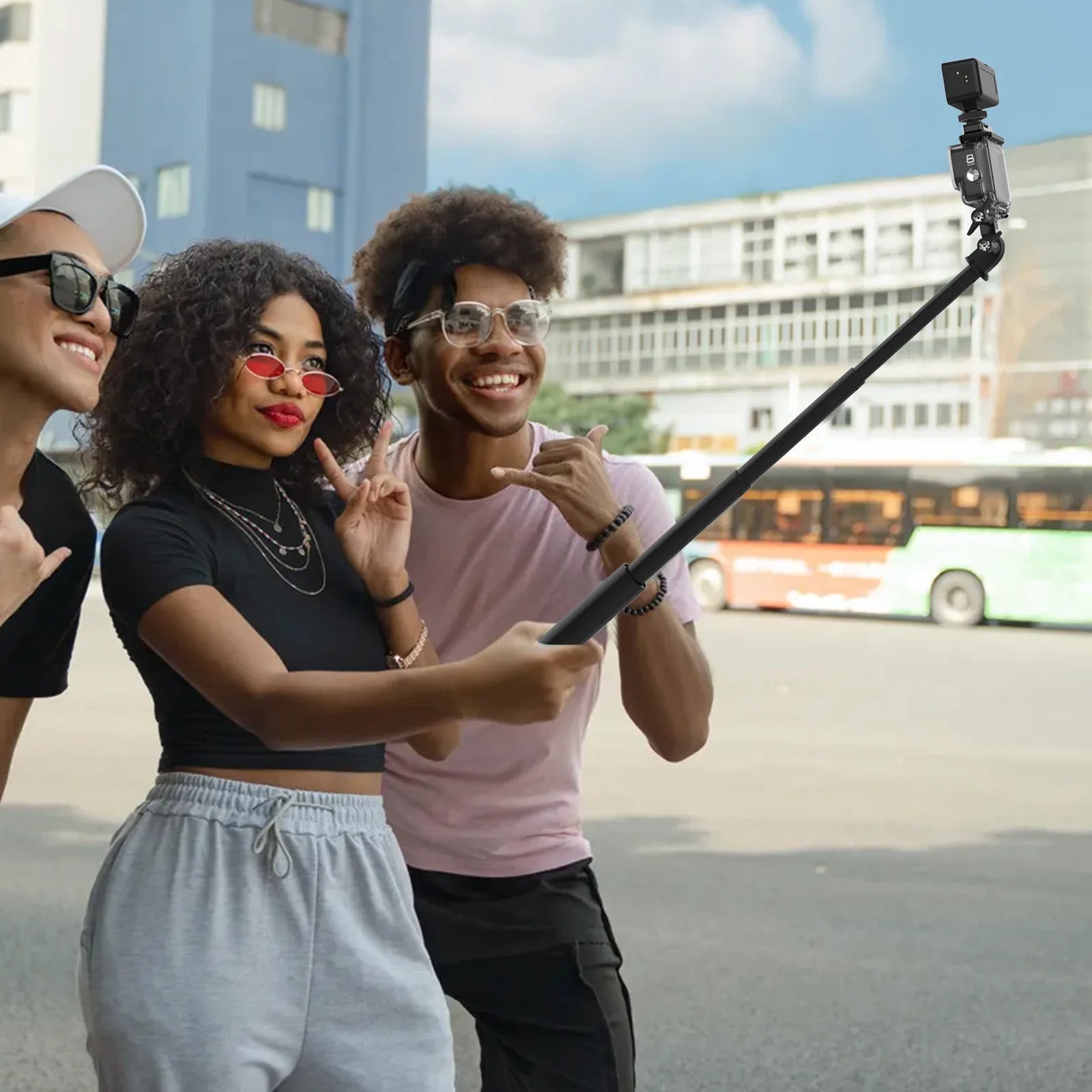 Fill Light Lamp with Frame, Waterproof 40M Underwater Led Video Diving For Gopro Hero 11 10 9 D