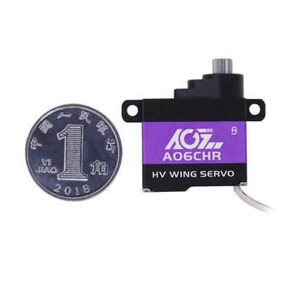 AGFRC A06CHR - Metal Gears 3kg High Torque Coreless Motor Micro Wing Servo Ideal For Small Size  Airplane F3P GLD Glider Sailplane