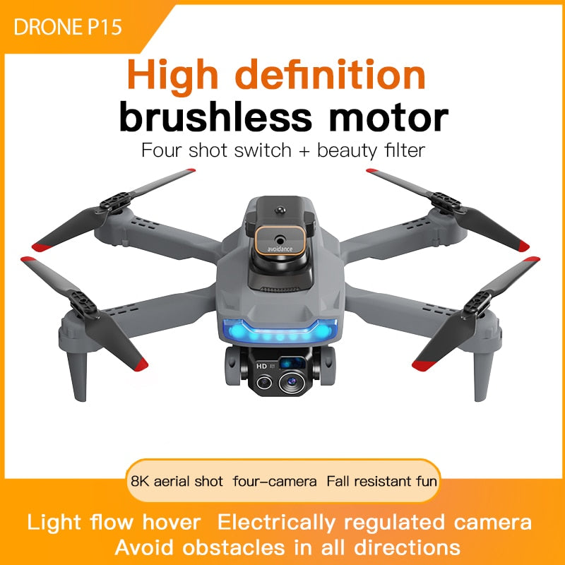 Mini Pro Drone P14 8K ESC HD Camera 360° Obstacle Avoidance Optical Flow  Aerial Photography Foldable Quadcopter Children's Toys - AliExpress