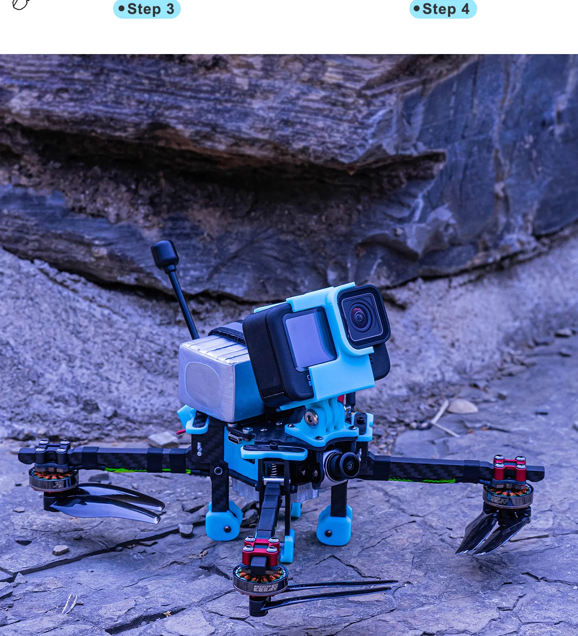 Axisflying KOLAS6" - 6inch Foldable FPV for Mid Long Range / Cinematic Drone with GPS - 4S 13 Axisflying KOLAS6", KOLAS 6'' Continuous Current(A) : 43A Construction : Permanent