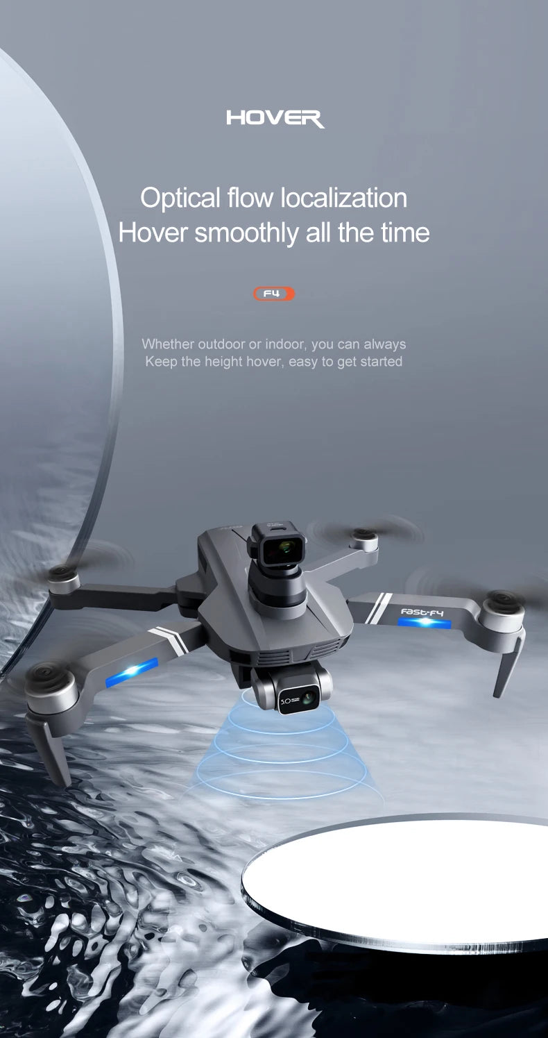 F4S Drone, HOVER Optical flow localization Hover smoothly all the time Fas6f4