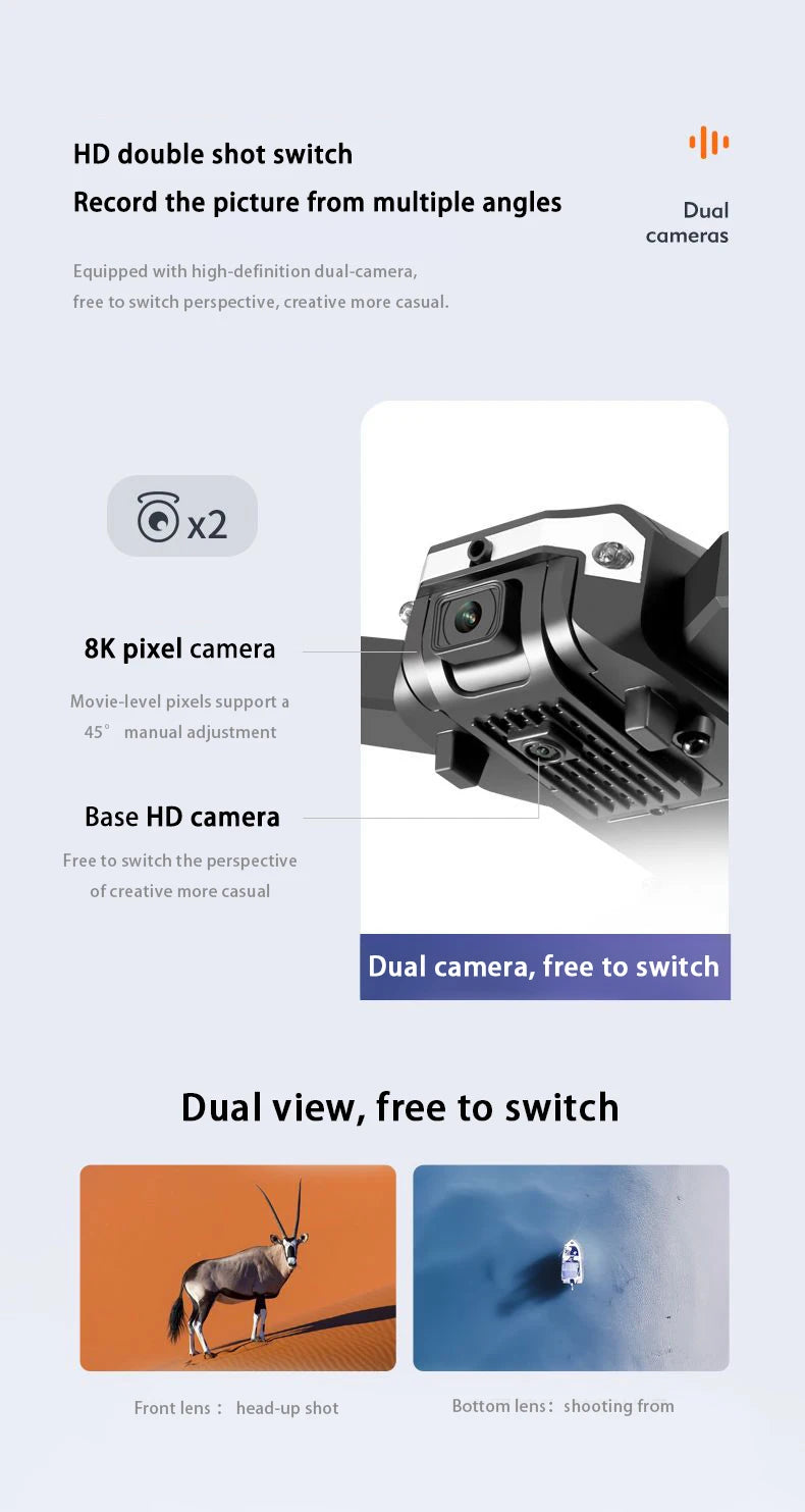 x2 8k pixel camera movie-level pixels support 45