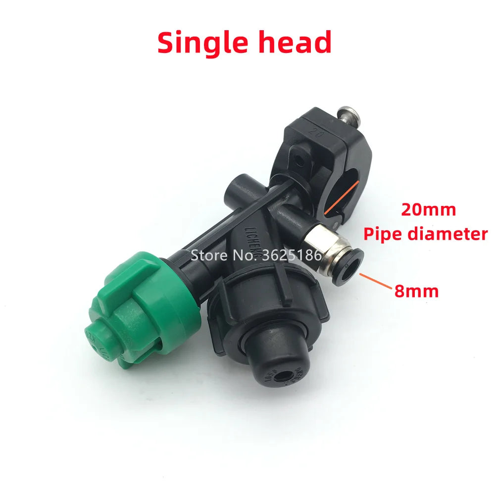 EFT Agricultural Spray Nozzle - 1PCS EFT 20MM Clamp Agricultural Drone Sprayer with 8mm Quick Plug Plant Protection Sprayer Nozzle EFT E416P E616P G616 G630 G420 Agricultural Drone Accessories 34 EFT Agricultural Spray Nozzle, Single head 20mm Pipe diameter Store No: 3625186 8