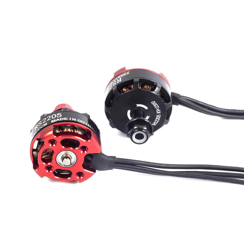 RS2205 2205 2300KV CW CCW Brushless Motor for FPV RC QAV250 X210 Racing Drone Multicopter 18 Active Cooling Fins Greatly Reduce Motor Temeratures