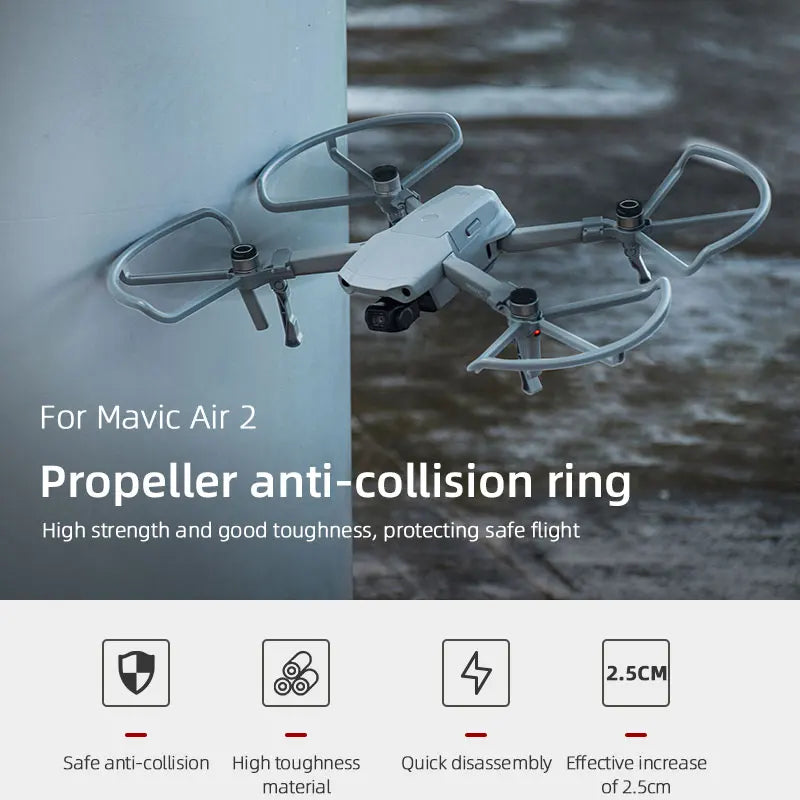 Propeller Guard, for Mavic Air 2 Propeller anti- 7 collision ring High strength and good toughness