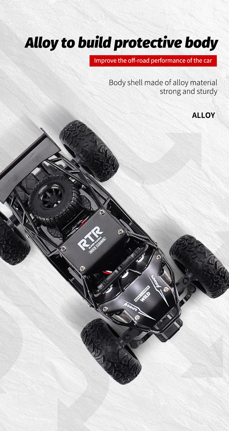ZWN 1:20 2WD RC Car, Alloy body shell made of : material strong and sturdy ALLOY body alloy R