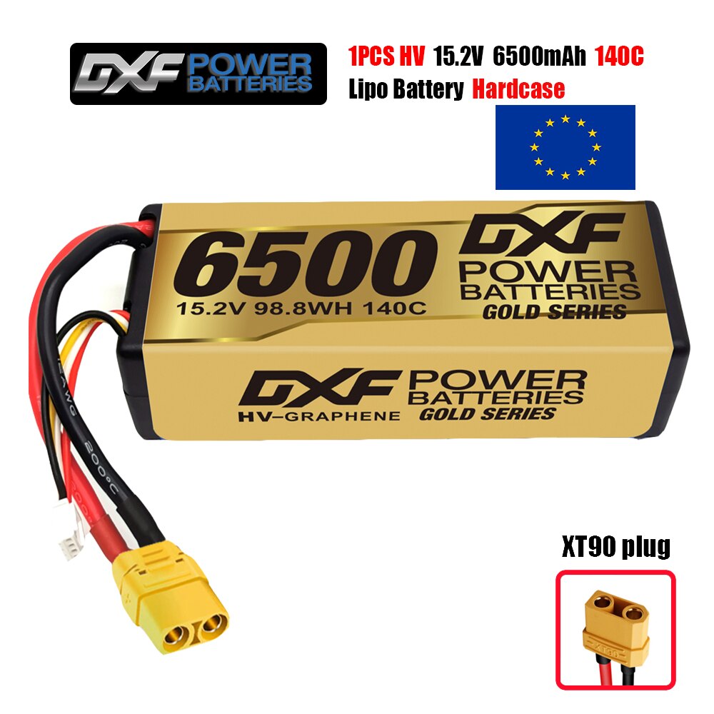 DXF 4S Lipo Battery, POWER IPCS HV 15.2V 650OmAh 1406 DYFF B