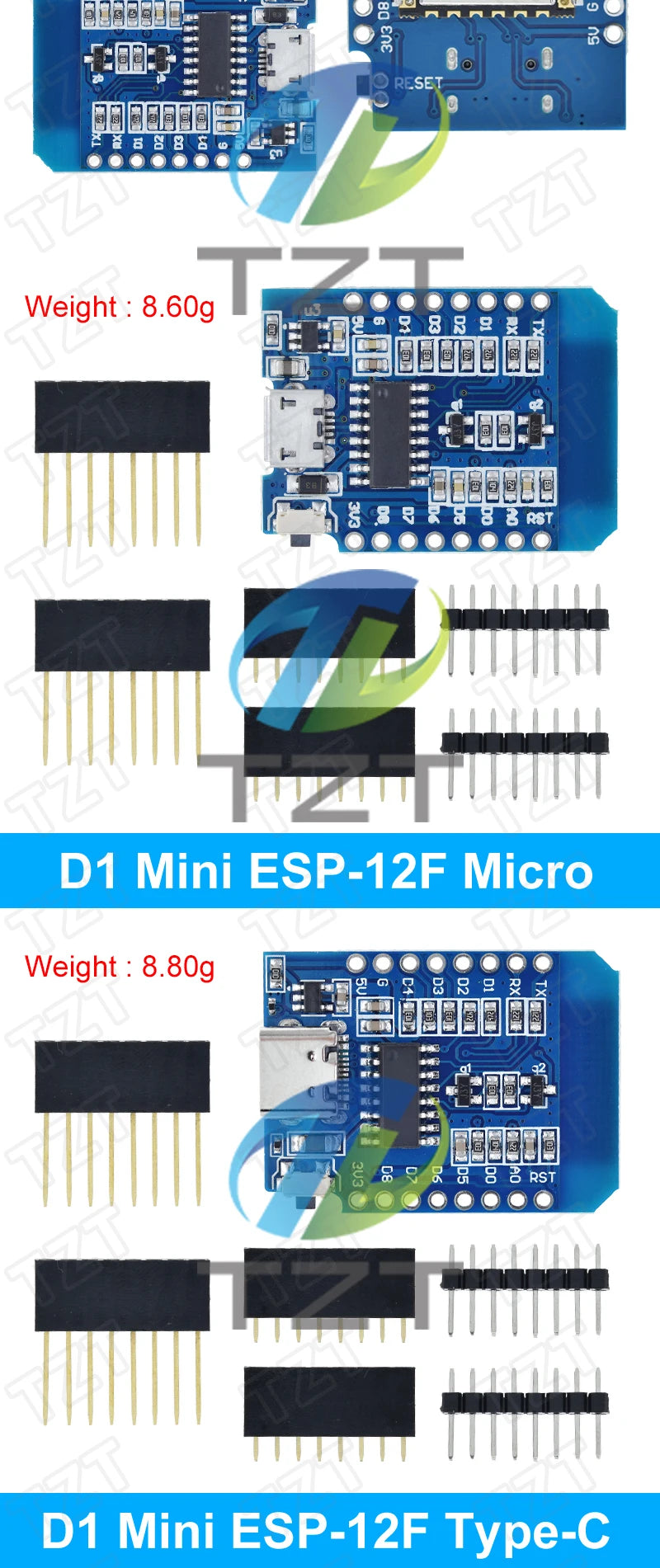 D1 Mini TYPE-C/MICRO ESP8266 ESP-12F CH340G V2 USB D1 Mini WIFI Development Board D1 Mini NodeMCU Lua IOT Board 3.3V With Pins 25 RCDrone D1 Mini TYPE-C/MICRO ESP8266 Voltage Regulator Specifications from Mainland China, new condition.