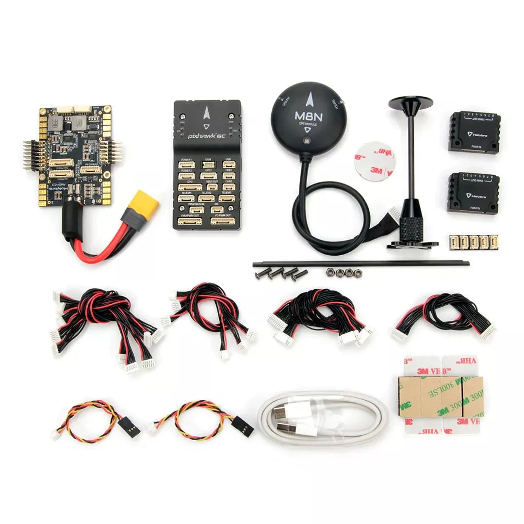 Holybro Pixhawk 6C Autopilot Flight Controller - (Aluminum / Plastic Case) PM02 PM07 P06 Power Module With M8N M9N M10 GPS for RC Multirotor Airplane Drone 38 Holybro Pixhawk 6C Autopilot Flight Controller, the Pixhawk® 6C is perfect for developers at corporate research labs, startups,
