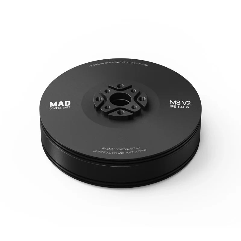 MAD M8C08 8108 IPE V2.0, Waterproof drone motor with high KV value (up to 180KV) for heavy lifting capabilities.